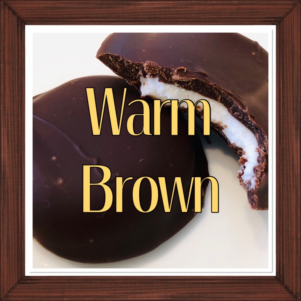 Warm luxury brown tones